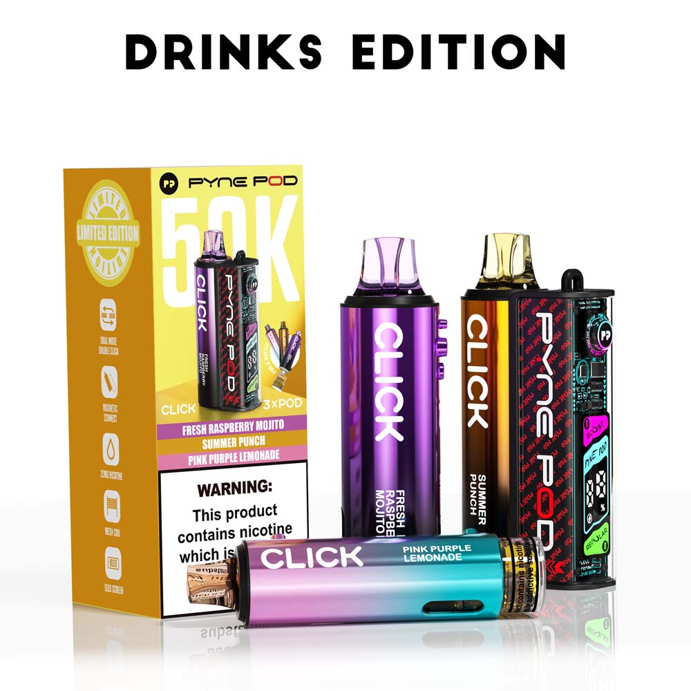 Pyne Pod Click 50K Drinks Edition (3 Flavours)