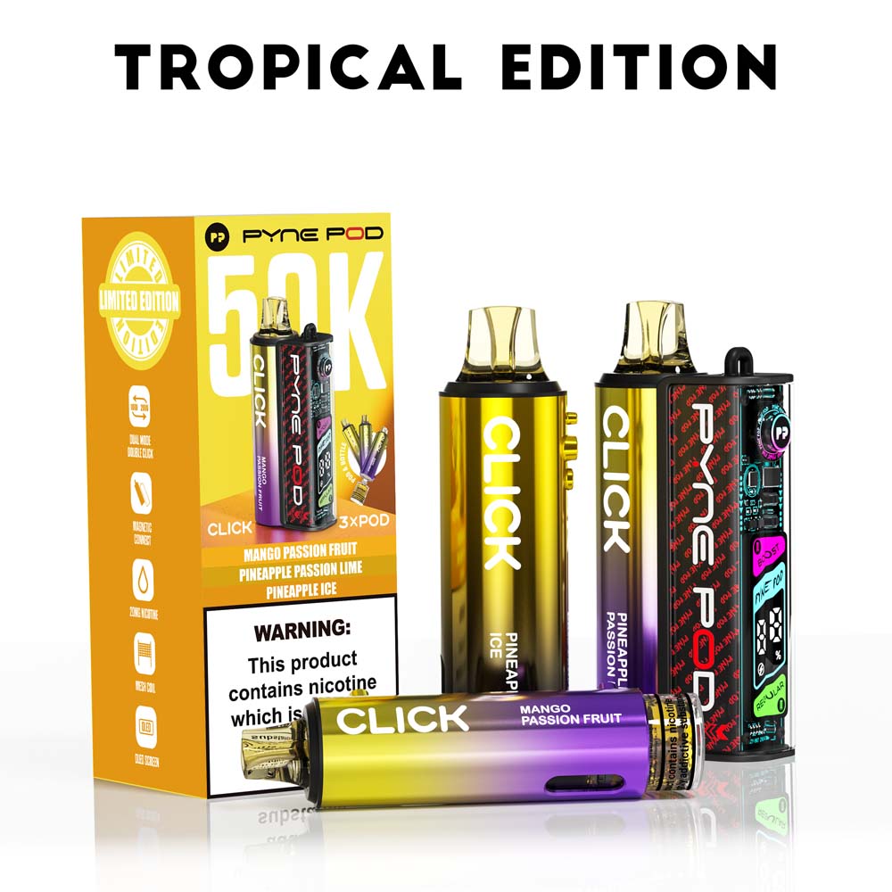 Pyne Pod Click 50K Tropical Edition (3 Flavours)