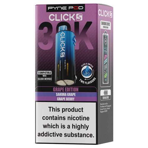 Pyne Pod Click S 30K Grape Edition Refill Pods