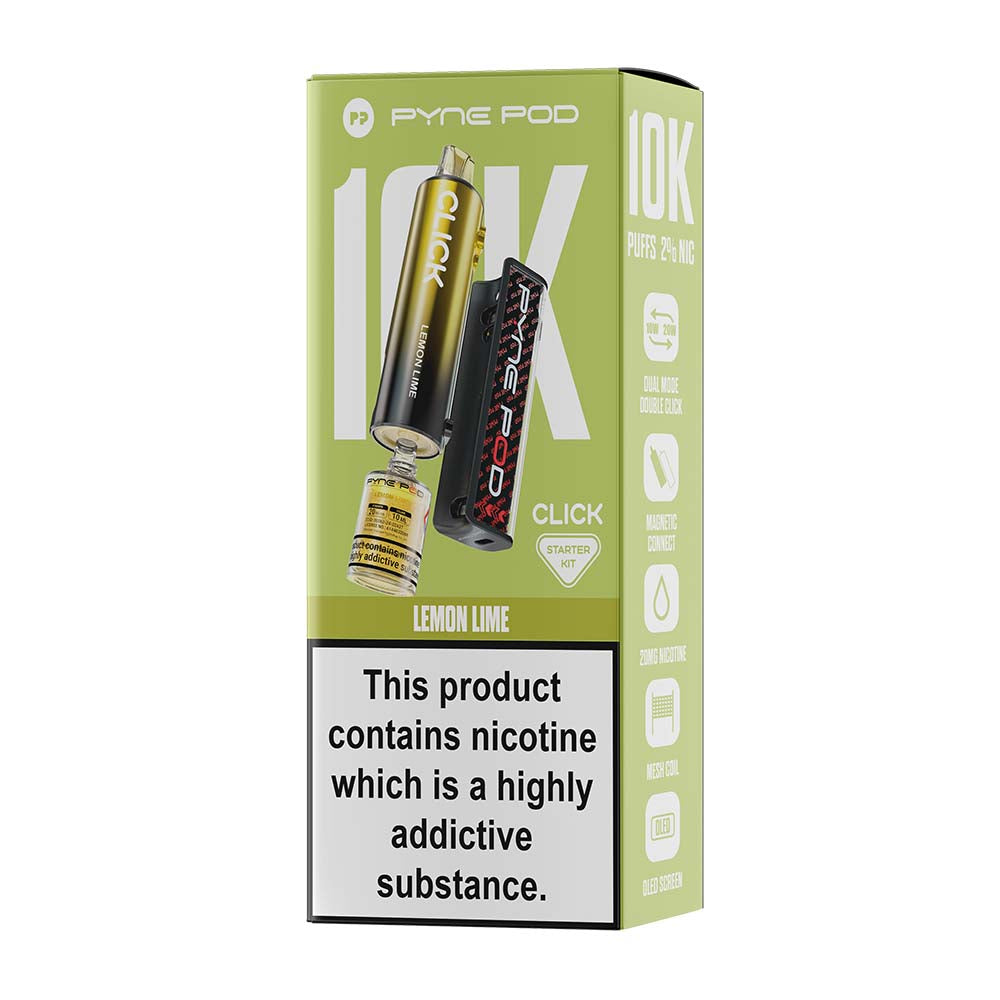 Pyne Pod Click 10K Lemon Lime Starter Kit