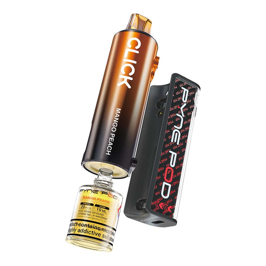 Pyne Pod Click 10K Mango Strawberry Peach Starter Kit