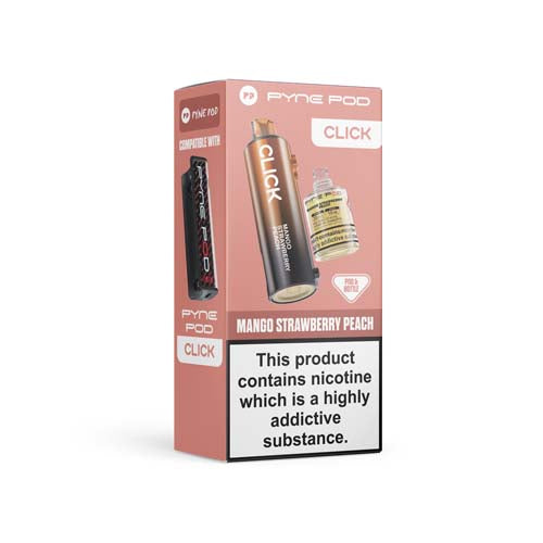 Pyne Pod Click Mango Strawberry Peach Refill Pod Box
