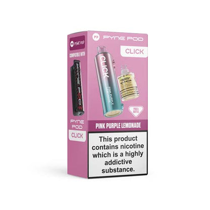 Pyne Pod Click Pink Purple Lemonade Refill Box