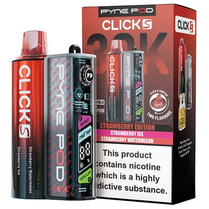 Pyne Pod Click S 30K Strawberry Edition Kit