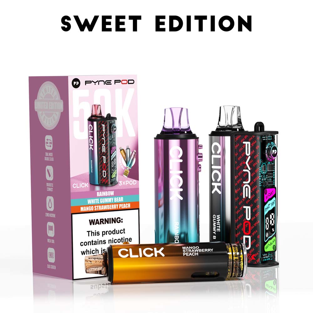 Pyne Pod Click 50K Sweet Edition (3 Flavours) – Pyne Pod UK