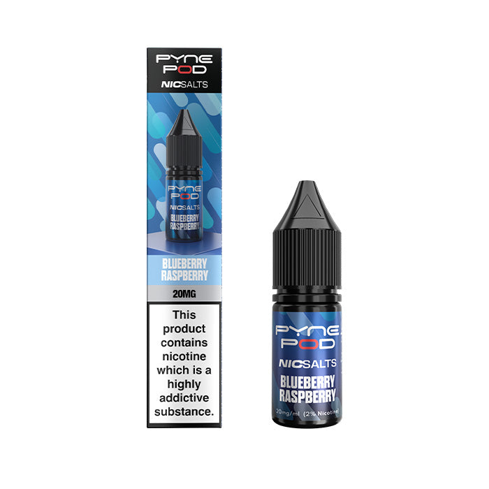 Blueberry Raspberry Pyne Pod Nic Salt E-Liquid and Box