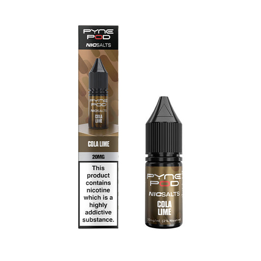 Cola Lime Pyne Pod Nic Salt E-Liquid and Box