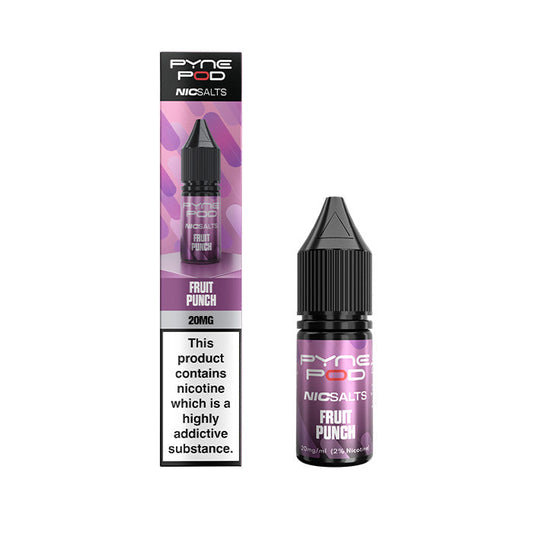 Fruit Punch Pyne Pod Nic Salt E-Liquid and Box