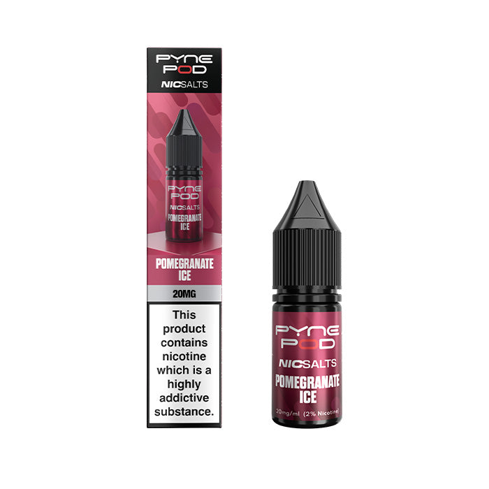 Pomegranate Pyne Pod Nic Salt E-Liquid and Box