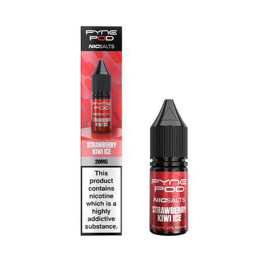 Strawberry Kiwi Ice Pyne Pod Nic Salt E-Liquid and Box