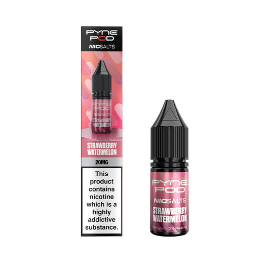 Strawberry Watermelon Pyne Pod Nic Salt E-Liquid and Box